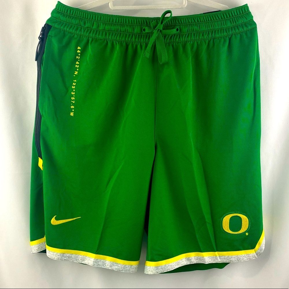 NEW Nike NCAA Oregon Ducks Dri-Fit Basketball Shorts // Medium